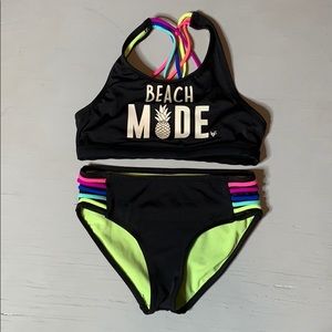 Justice bikini swimsuit size 10